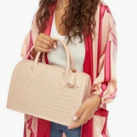 Blush Straw Doctor Satchel MSRP $60 - Picture 8 of 12